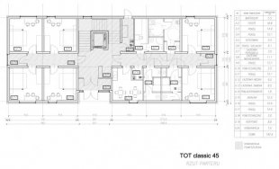 Hotel TOT Classic 45 - gotowy projekt budowlany - rzut - 1